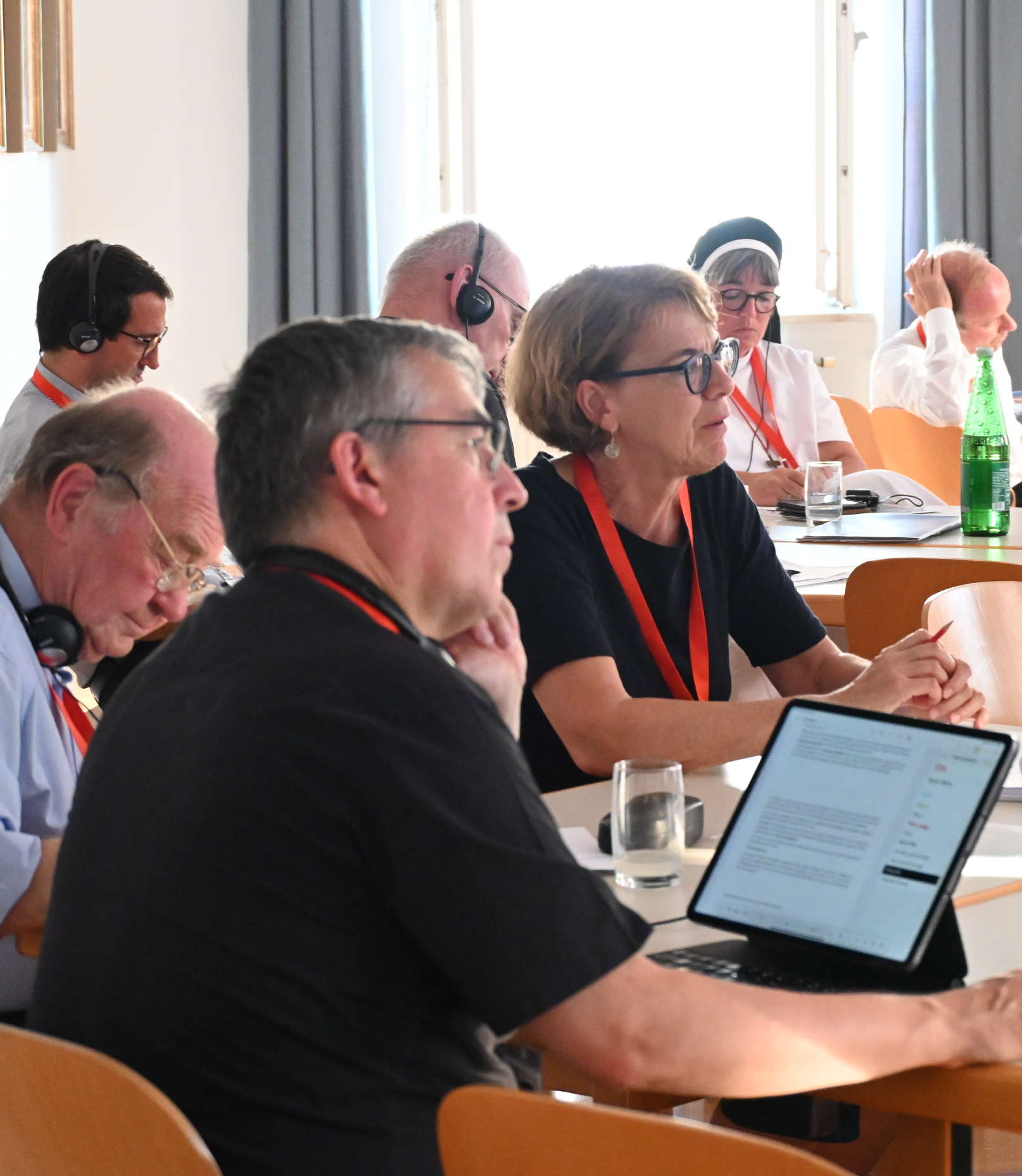 Arbeit im Plenum beim europäischen Synoden-Workshop in Linz